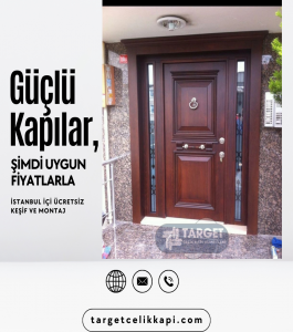 Target Çelik Kapı Bina Giriş Kapısı